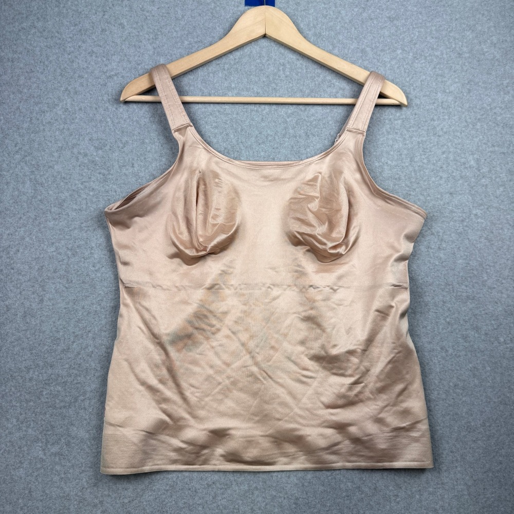 Ruby Ribbon Cami Womens Size 44 Beige Shaping Wireless Camisoleโ 1817 Tank Top